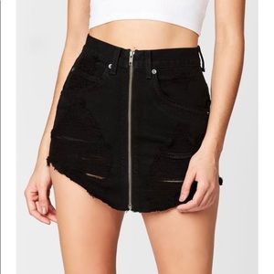 LF carmar denim skirt !!